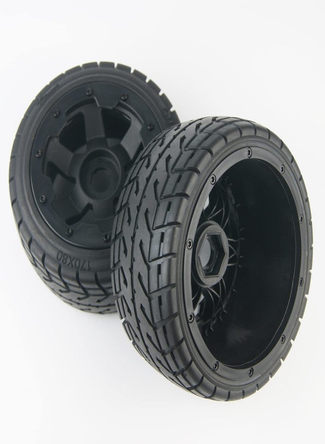 TITRACING Rear On Road Wheel Tire on 6 Spoke Wheels fit HPI Baja Rovan Buggy 5B SS King Motor… - Image 3